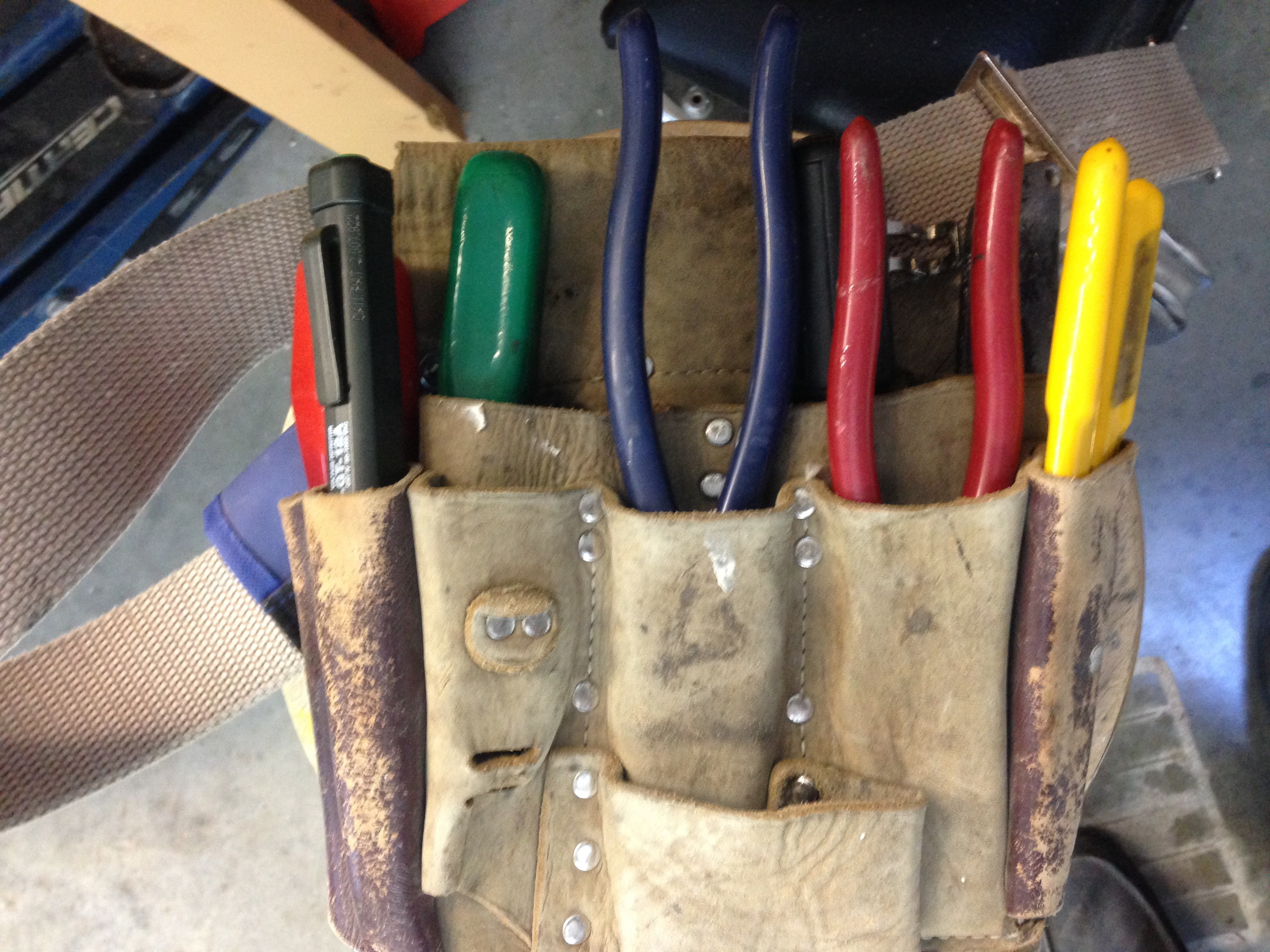 picture of my tools used - life as an electrician in the Comox Valley