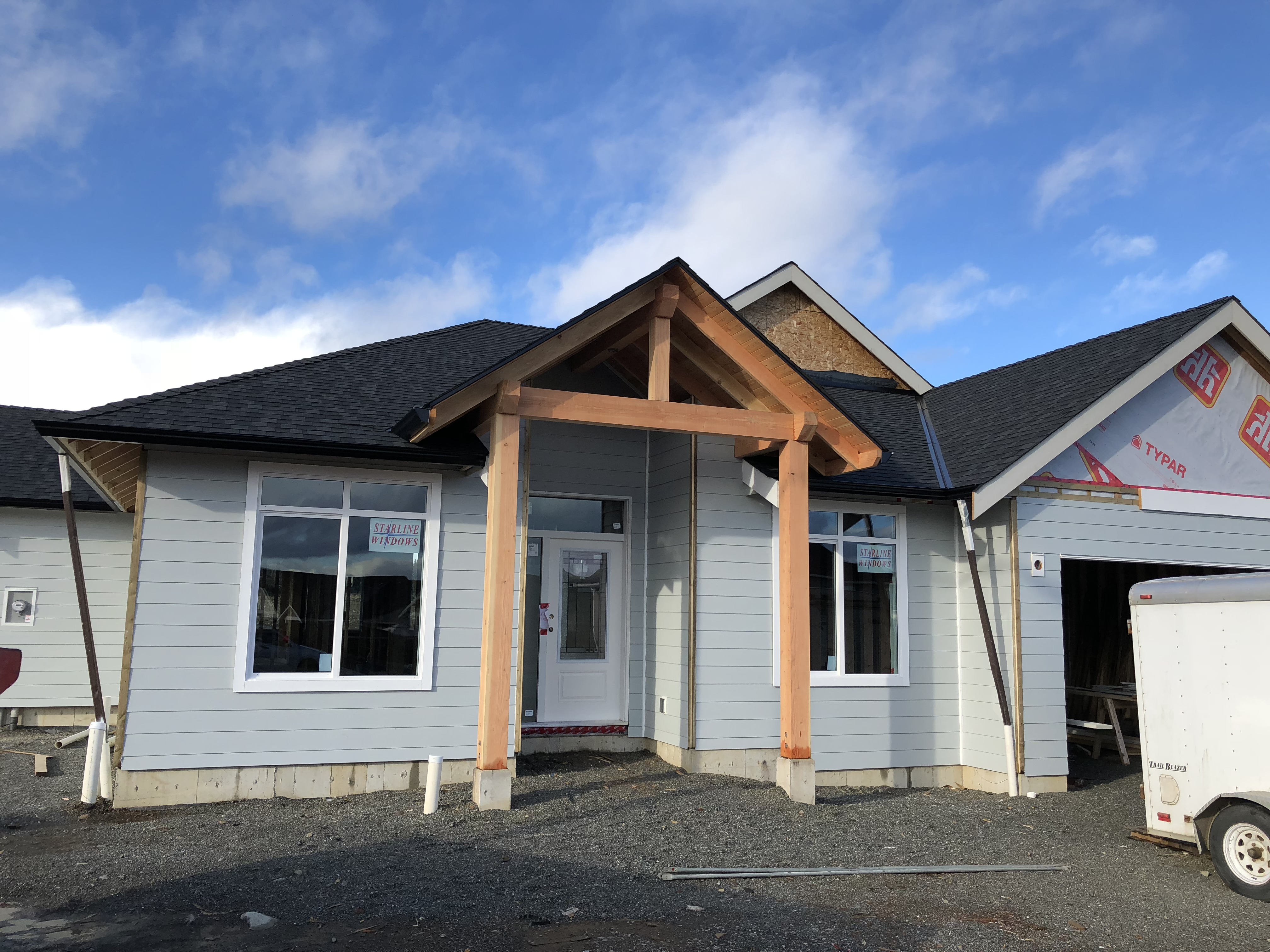 photo of new home being wired in The Ridge