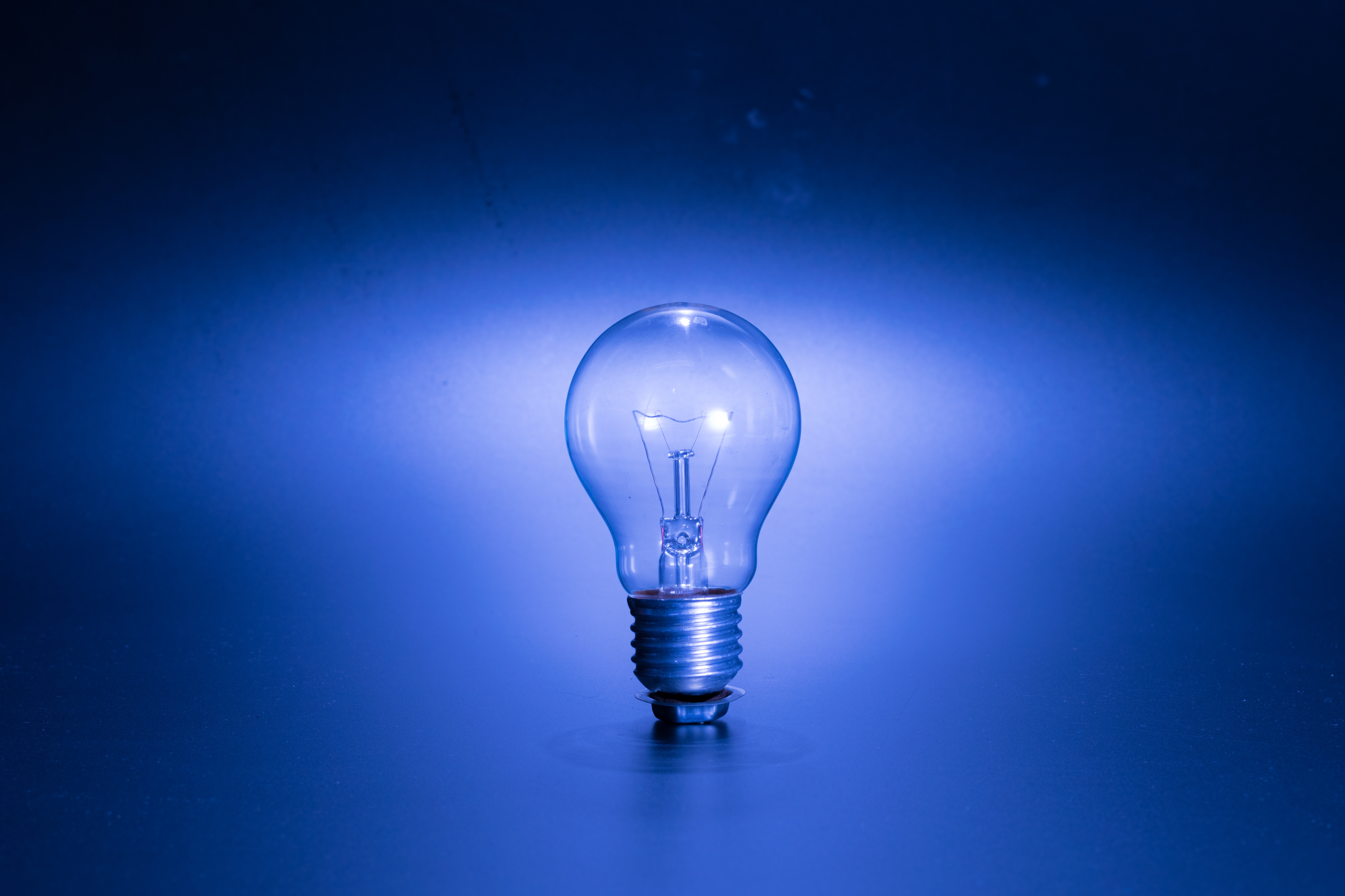 photo of lightbulb - lighting upgrades are one of 50 energy saving upgrades for business owners