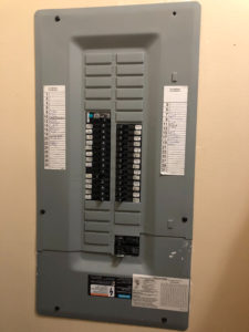 circuit breaker tripping - picture of electrical panel with breakers